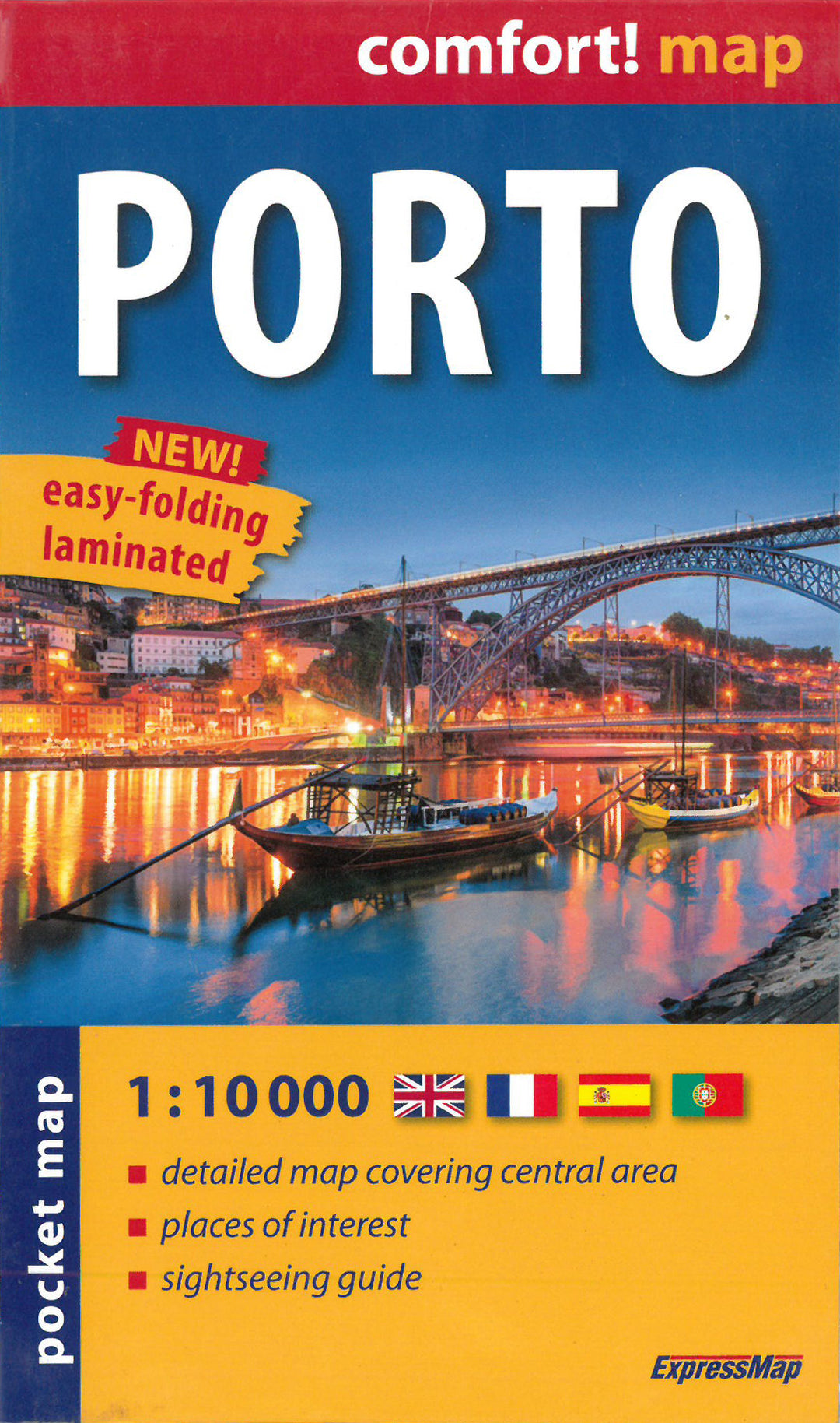 Mini plan de poche plastifié - Porto | Express Map