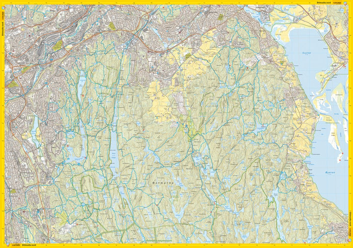 Carte de randonnée - Oslo Est - Stikart (Norvège) | Calazo