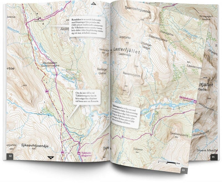 Atlas de plein air - Lapplandsleden (Suède) | Calazo - Friluftsatlas carte pliée Calazo 