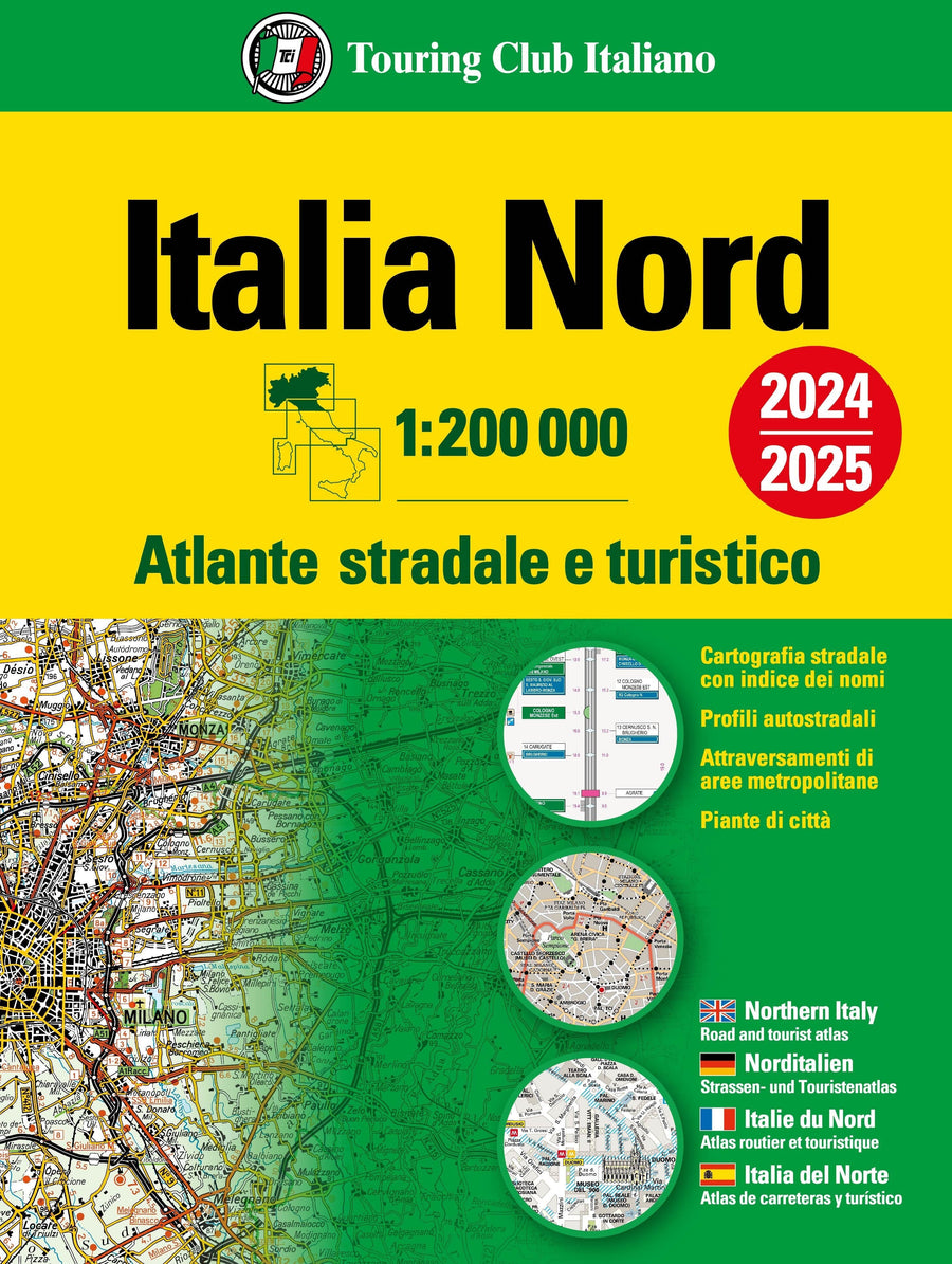 Atlas routier - Italie du Nord | Touring Club Italiano atlas Touring Club Italiano 