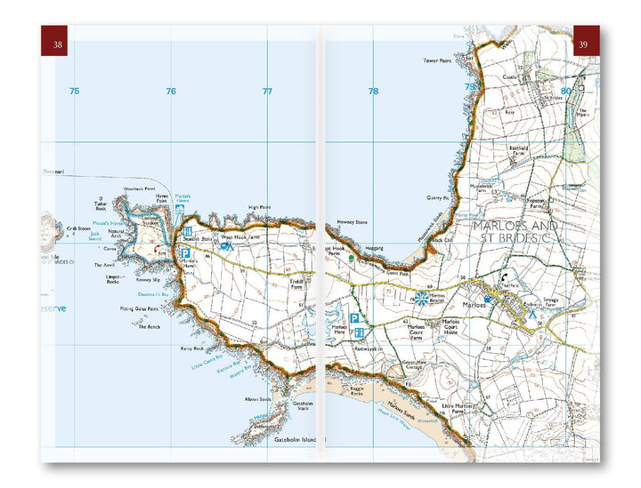 Carnet d'titinéraires (en anglais) - Pembrokeshire Coast Path | Cicerone guide de randonnée Cicerone 