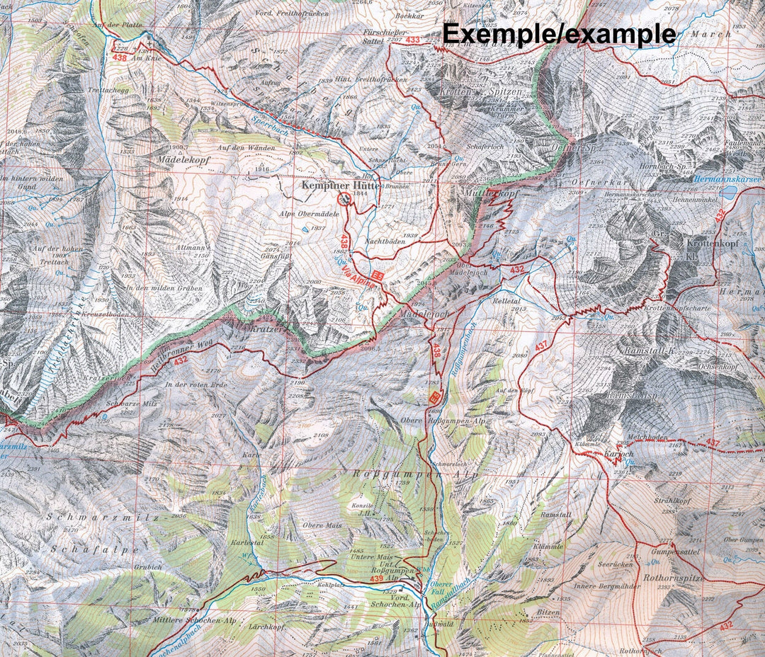 Carte de randonnée n° 05/3 - Karwendelgebirge Est (Alpes autrichiennes) | Alpenverein carte pliée Alpenverein 