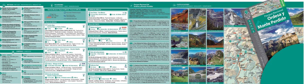 Carte de randonnée - Parc national d'Ordesa et Mont Perdu (Pyrénées aragonaises) | Alpina carte pliée Editorial Alpina 