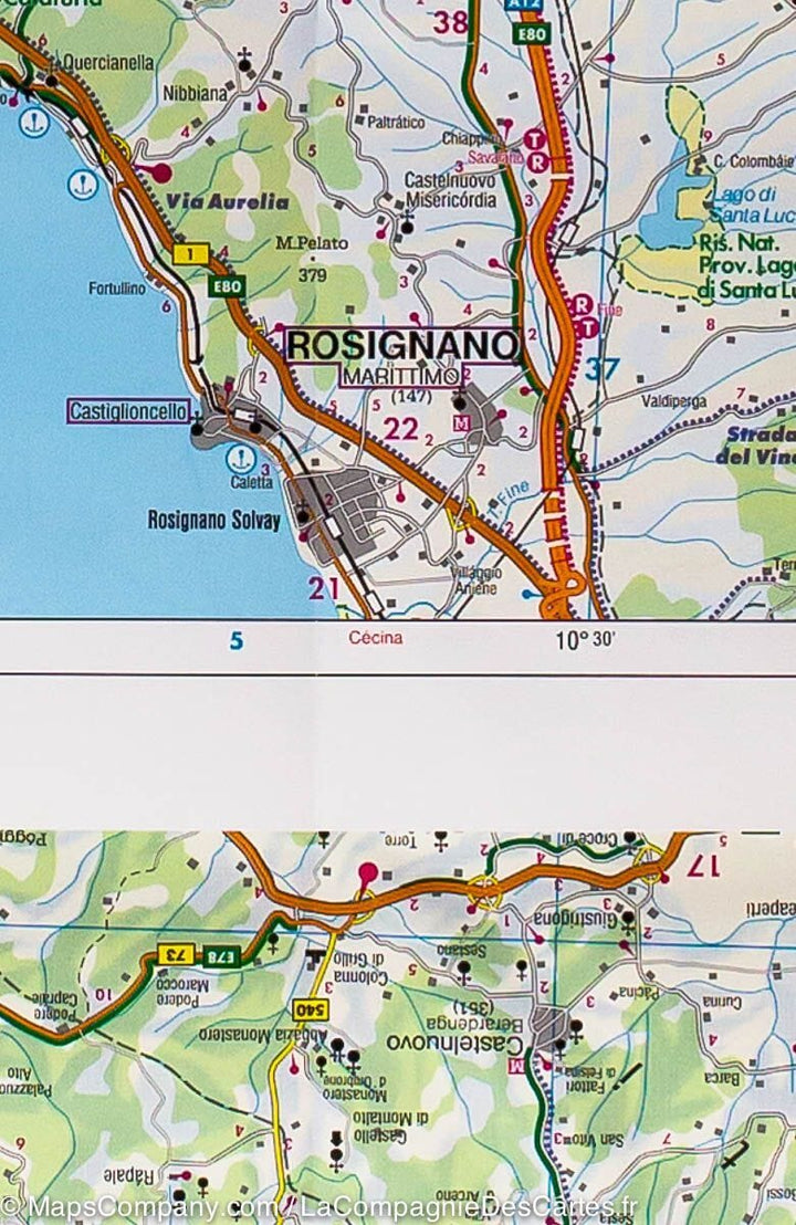 Carte routière de la Toscane | Freytag &#038; Berndt - La Compagnie des Cartes