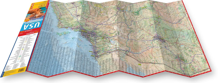 Carte routière plastifiée - USA Sud Ouest | Express Map carte pliée Express Map 