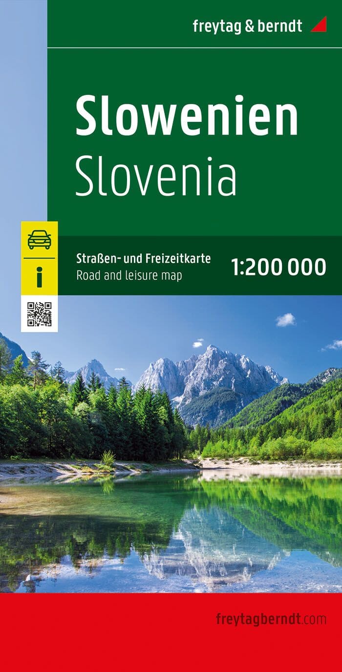 Carte routière - Slovénie au 1/200 000 | Freytag & Berndt carte pliée Freytag & Berndt 