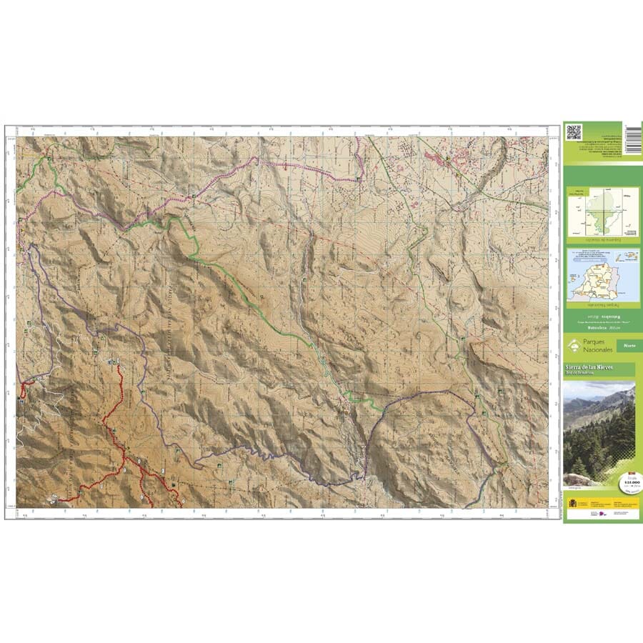 Cartes de randonnée - Sierra de las Nieves | CNIG carte pliée CNIG 