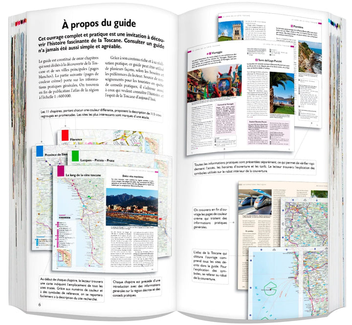 Guide, Atlas & carte routière - Toscane, Florence, Sienne, Pise | Express Map guide de voyage Express Map 