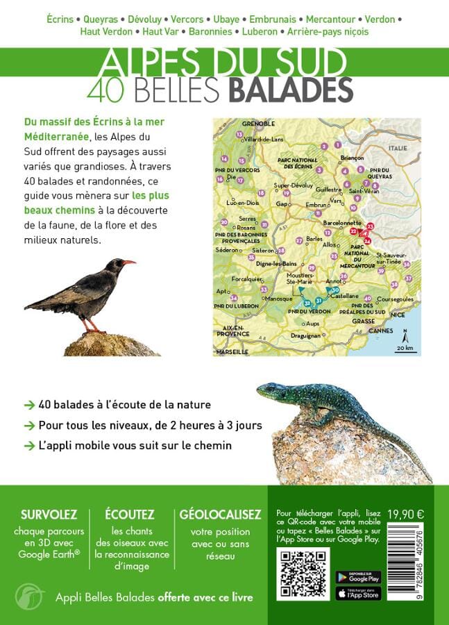 Guide de balades - Alpes du Sud, 40 balades | Belles Balades Editions guide de randonnée Belles Balades éditions 