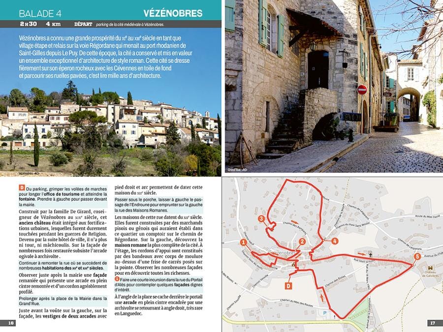 Guide de balades - Les plus belles cités du Gard | Chamina guide de randonnée Chamina 