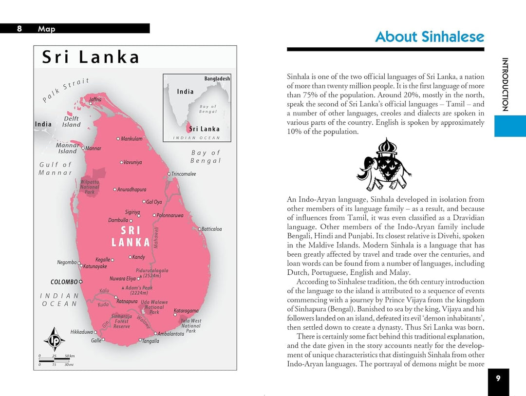 Guide de conversation (en anglais) - Sinhala (Sri Lanka) | Lonely Planet guide pratique Lonely Planet 