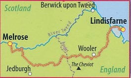 Guide de randonnées (en anglais) - St Cuthbert's Way : From Melrose to Lindisfarne | Rucksack Readers guide petit format Rucksack Readers 