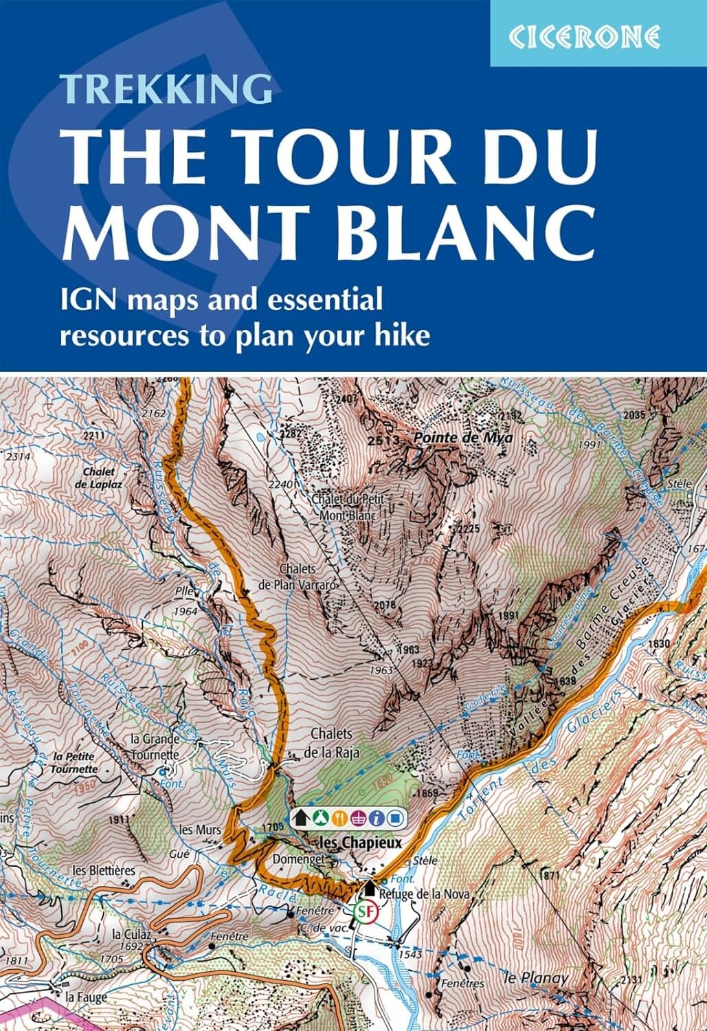 Guide de randonnées (en anglais) - The Tour du Mont Blanc | Cicerone guide de randonnée Cicerone 