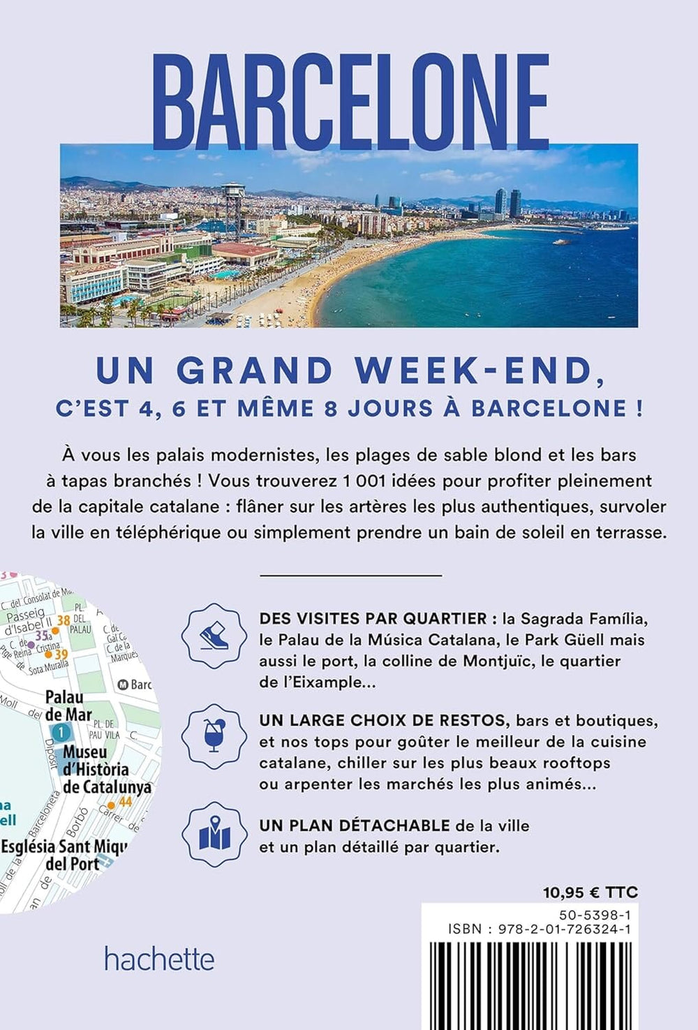 Guide de voyage de poche - Un Grand Week-end à Barcelone 2024 | Hachette guide de voyage Hachette 