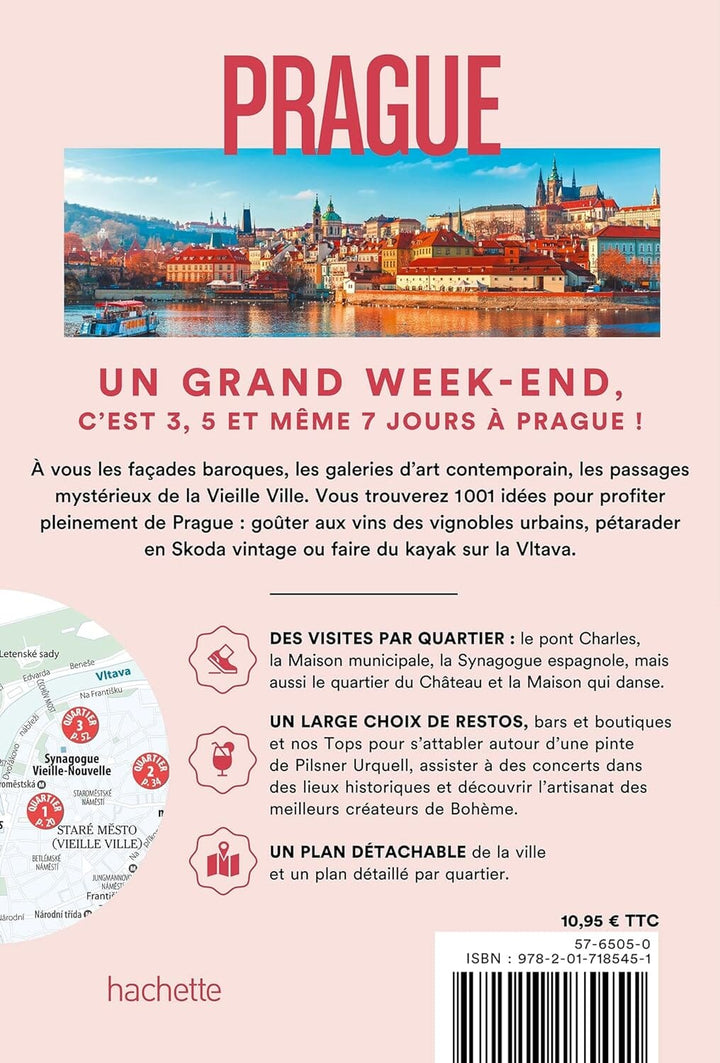 Guide de voyage de poche - Un Grand Week-end à Prague - Édition 2024 | Hachette guide de voyage Hachette 