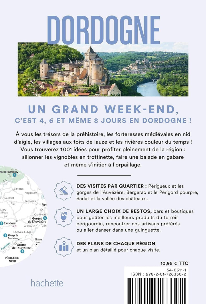 Guide de voyage de poche - Un Grand Week-end : Dordogne - Édition 2024 | Hachette guide de voyage Hachette 