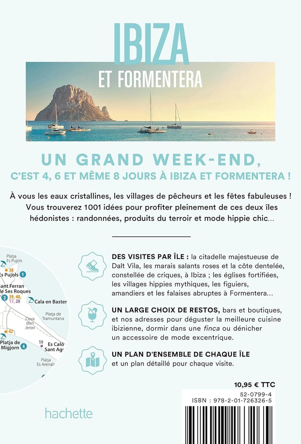 Guide de voyage de poche - Un Grand Week-end : Ibiza et Formentera - Édition 2024 | Hachette guide de voyage Hachette 