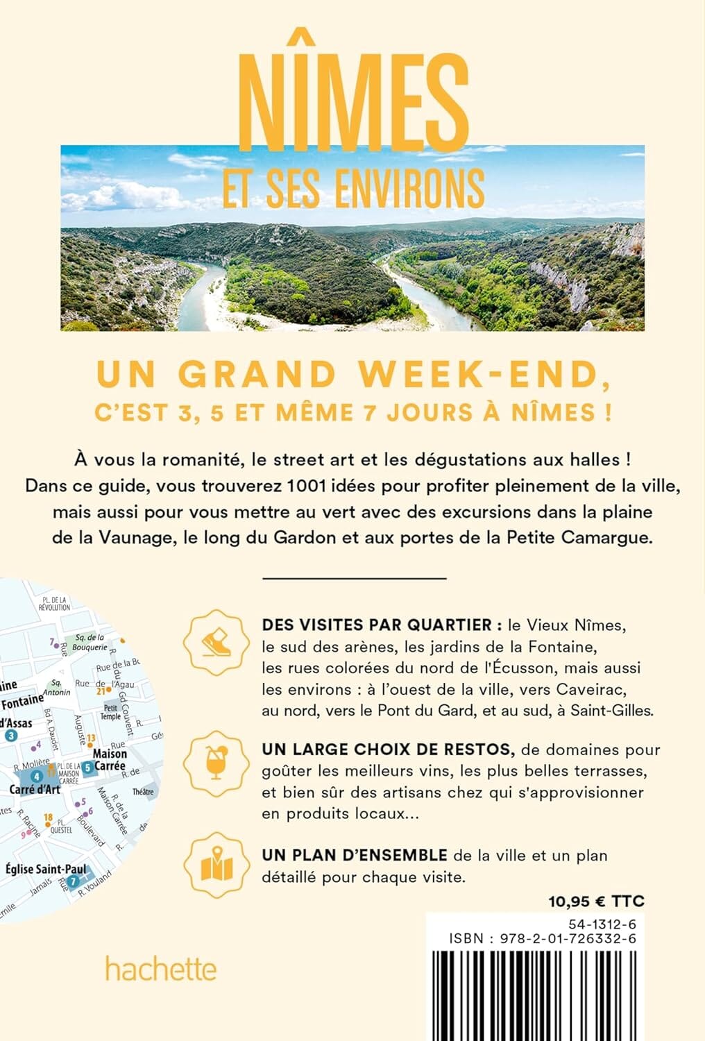 Guide de voyage de poche - Un Grand Week-end : Nîmes et ses environs - Édition 2024 | Hachette guide de voyage Hachette 