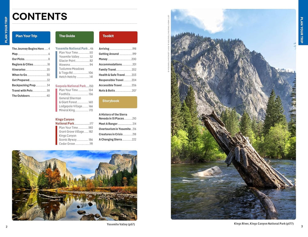 Guide de voyage (en anglais) - Yosemite, Sequoia & Kings Canyon National Parks - Édition 2024 | Lonely Planet guide de voyage Lonely Planet EN 
