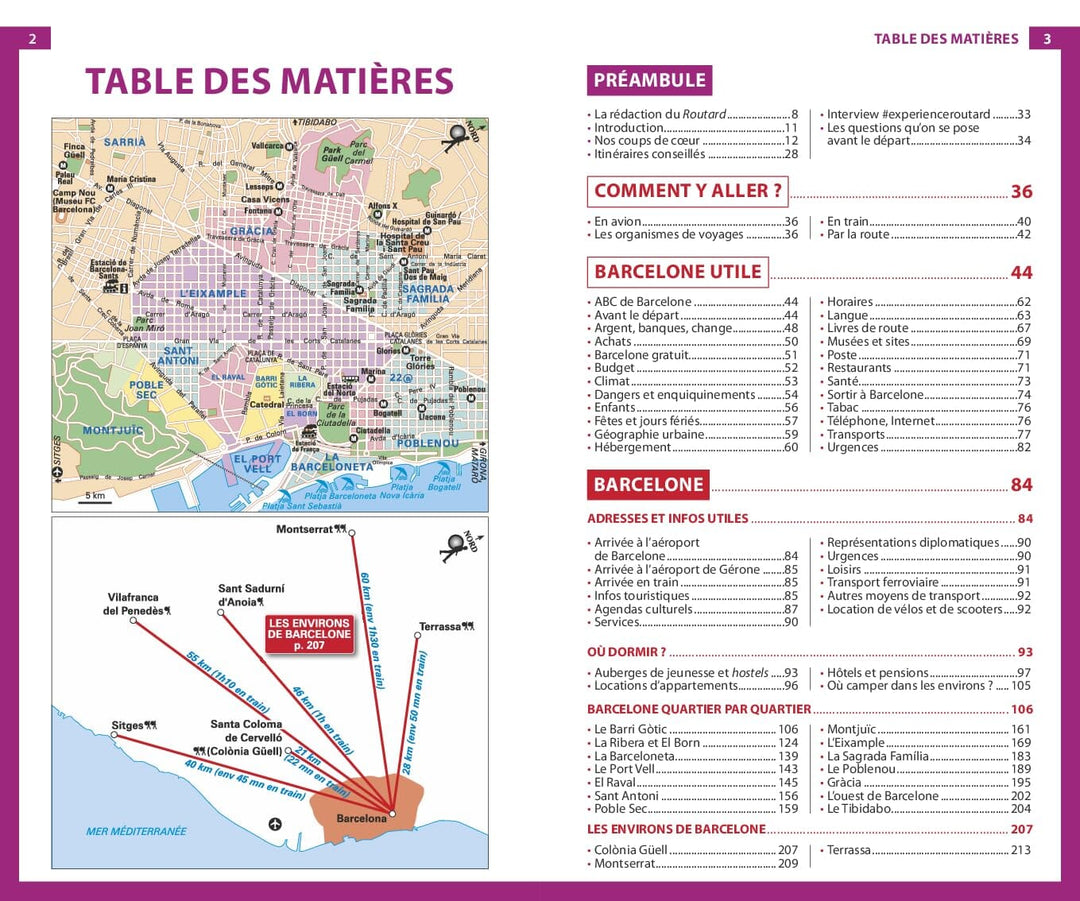 Guide du Routard - Barcelone & environs 2024/25 + plan | Hachette guide de voyage Hachette 