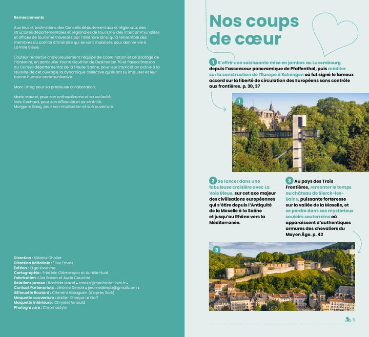 Guide du Routard - La voie Bleue, Du Luxembourg à Lyon à vélo | Hachette guide de voyage Hachette 