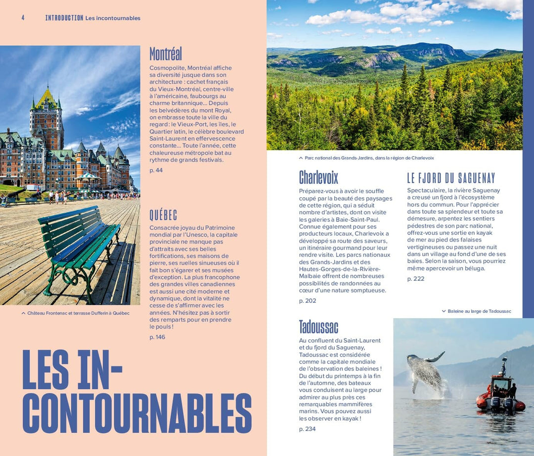 Guide Evasion - Québec et Ontario - Édition 2024 | Hachette guide de voyage Hachette 