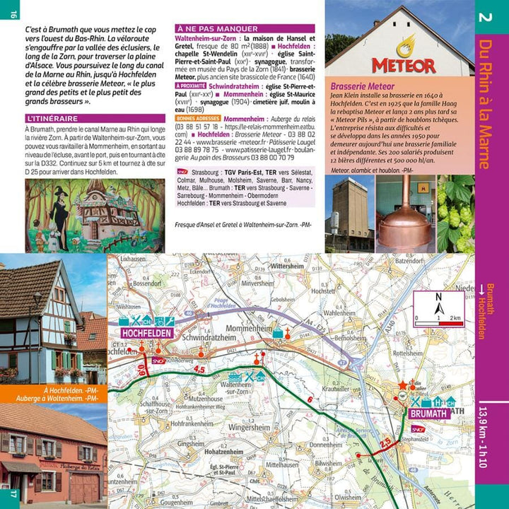 Guide vélo - Alsace à vélo - Le tour + variantes | Chamina guide vélo Chamina 