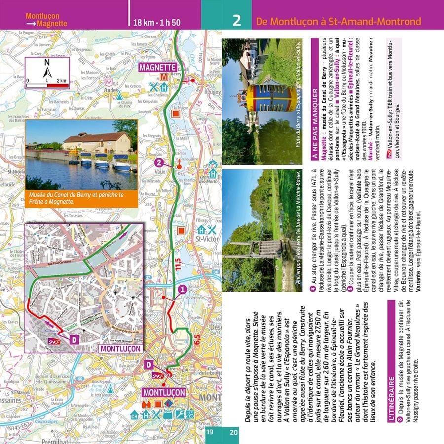 Guide vélo - Canal de Berry & le Cher jusqu'à Tours | Chamina guide petit format Chamina 