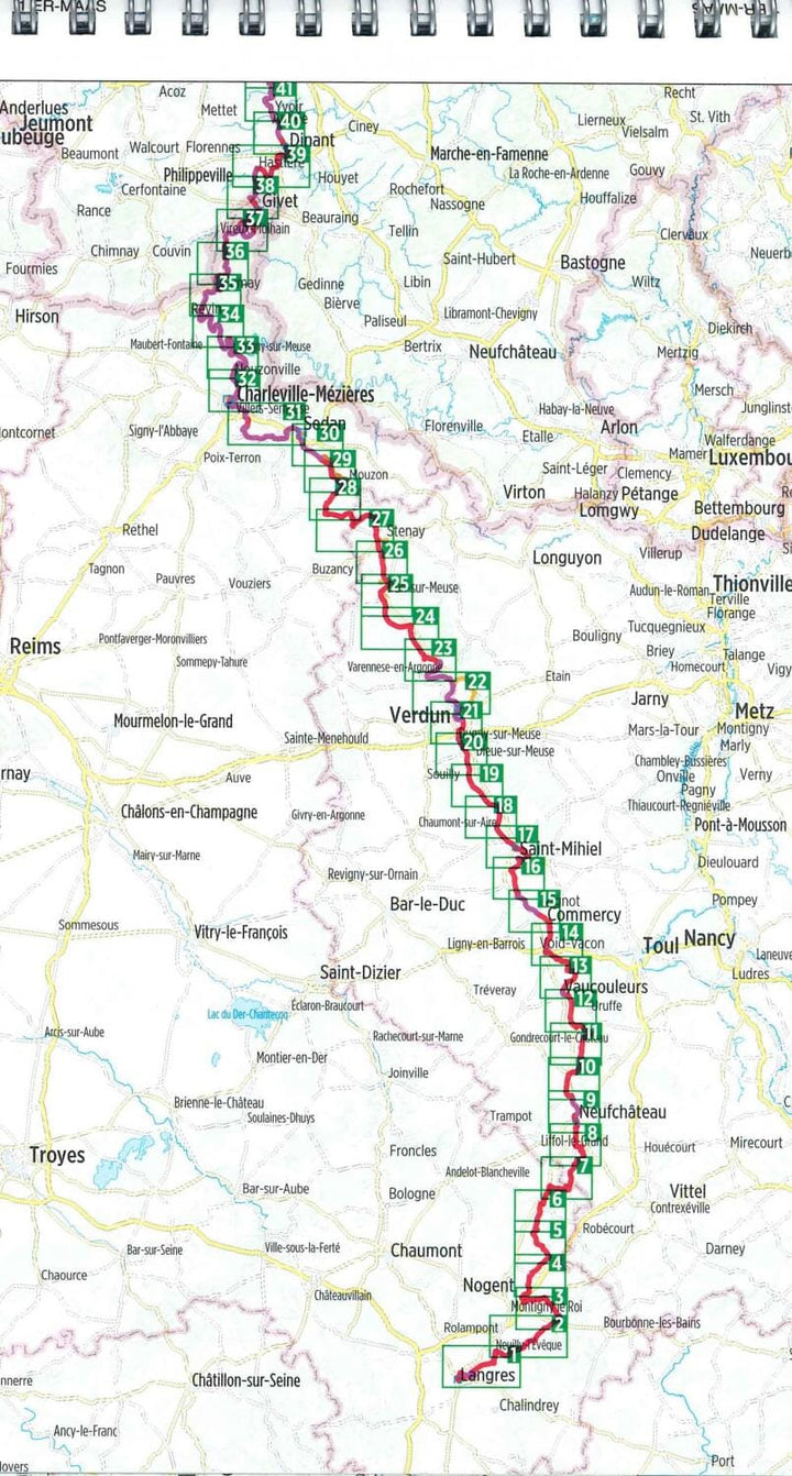 Guide vélo - La Meuse à Vélo : Du plateau de Langres à Rotterdam sur l'EuroVelo 19 | Bikeline guide de voyage Bikeline 