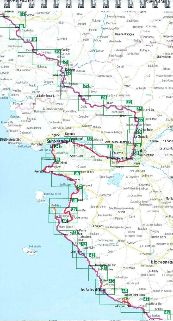 Guide vélo - La Vélodyssée : L´Atlantique de Roscoff à Hendaye sur l´EuroVelo 1 | Bikeline guide de voyage Bikeline 