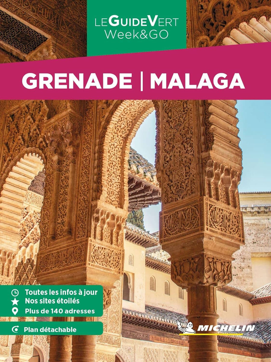Guide Vert Week & GO - Grenade, Malaga - Édition 2023 | Michelin guide petit format Michelin 