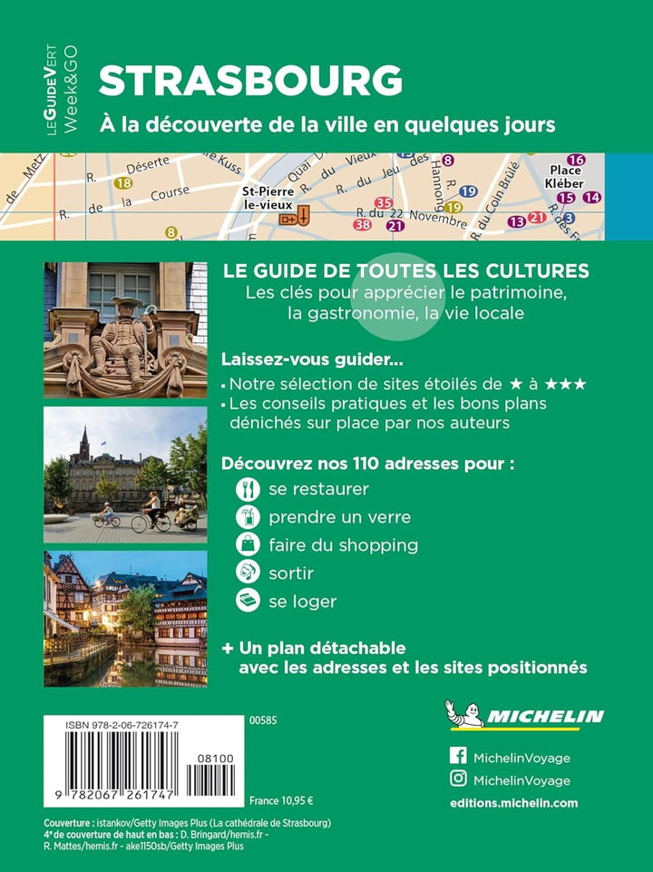 Guide Vert Week & GO - Strasbourg - Édition 2024 | Michelin guide de voyage Michelin 