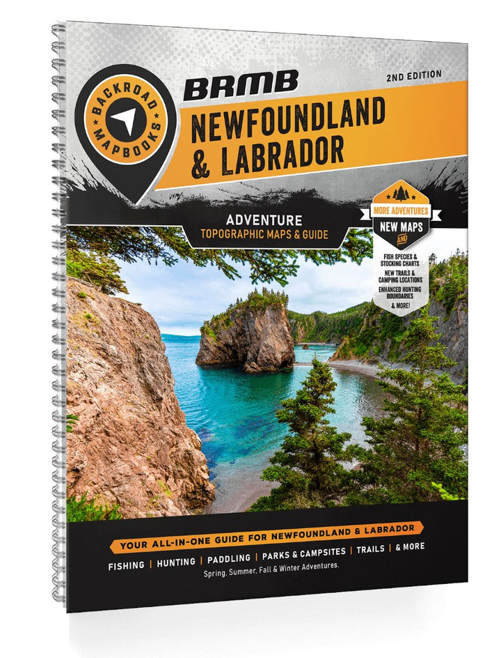 Newfoundland & Labrador NL MapBook | Backroads Mapbooks atlas Backroads Mapbooks 