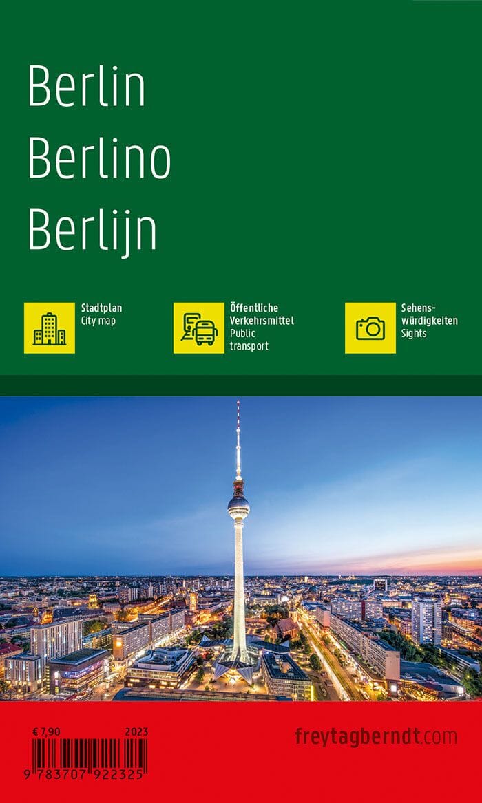 Plan de poche - Berlin (Allemagne) | Freytag & Berndt carte pliée Freytag & Berndt 