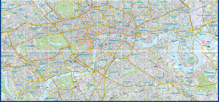 Plan de ville plastifié - Londres | Express Map carte pliée Express Map 