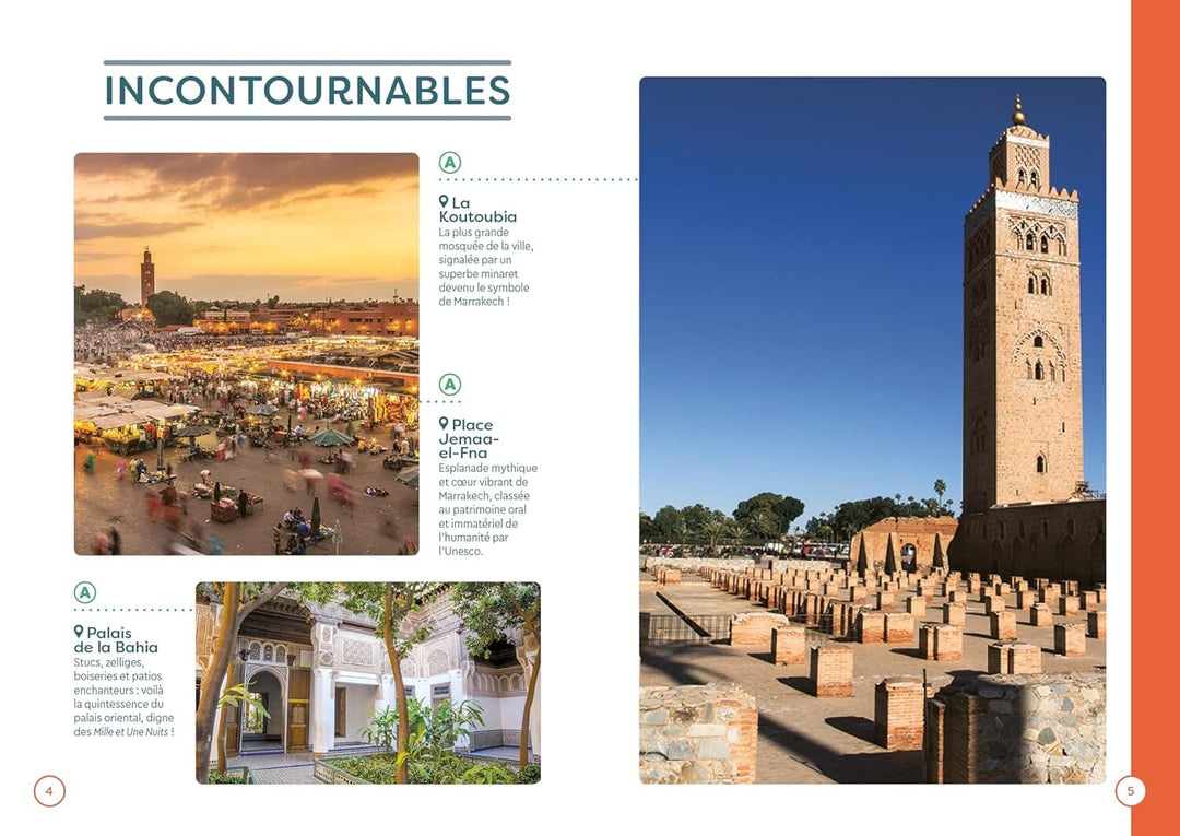 Plan détaillé - Marrakech - Édition 2024 | Cartoville carte pliée Gallimard 