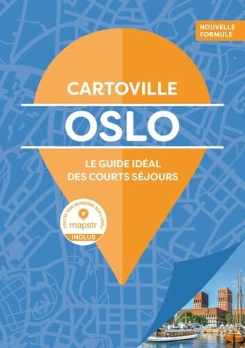 Plan détaillé - Oslo (Norvège) | Cartoville carte pliée Gallimard 