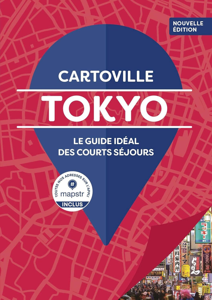 Plan détaillé - Tokyo | Cartoville carte pliée Gallimard 