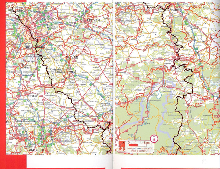Topoguide de randonnée - De Bruxelles à la Semois - GR126 (Belgique) | Les Sentiers de Grande Randonnée guide de randonnée Les Sentiers de Grande Randonnée 