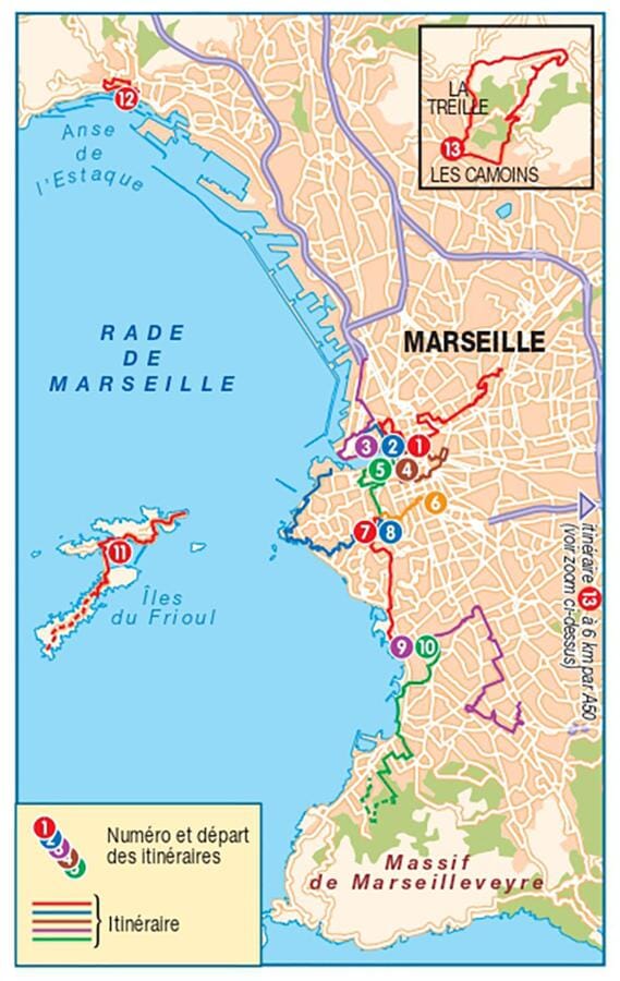 Topoguide de randonnée - Marseille à pied | FFR guide de randonnée FFR - Fédération Française de Randonnée 