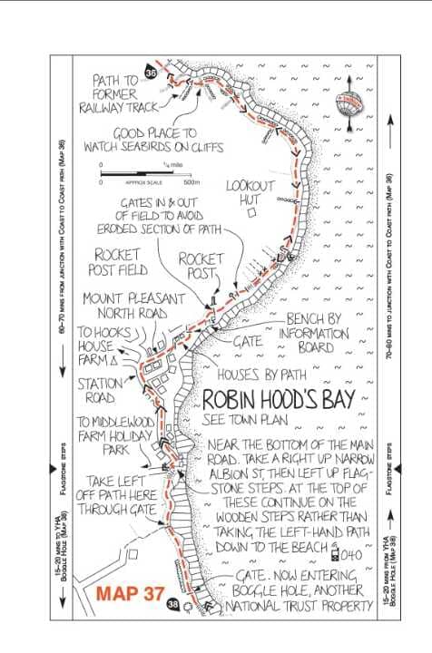 Topoguide de randonnées (en anglais) - Cleveland Way | Trailblazer guide de randonnée Trailblazer 