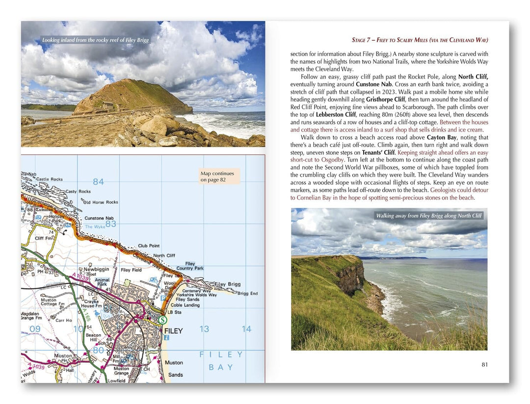 Topoguide de randonnées (en anglais) - Cleveland Way & Yorkshire Wolds Way | Cicerone guide de randonnée Cicerone 