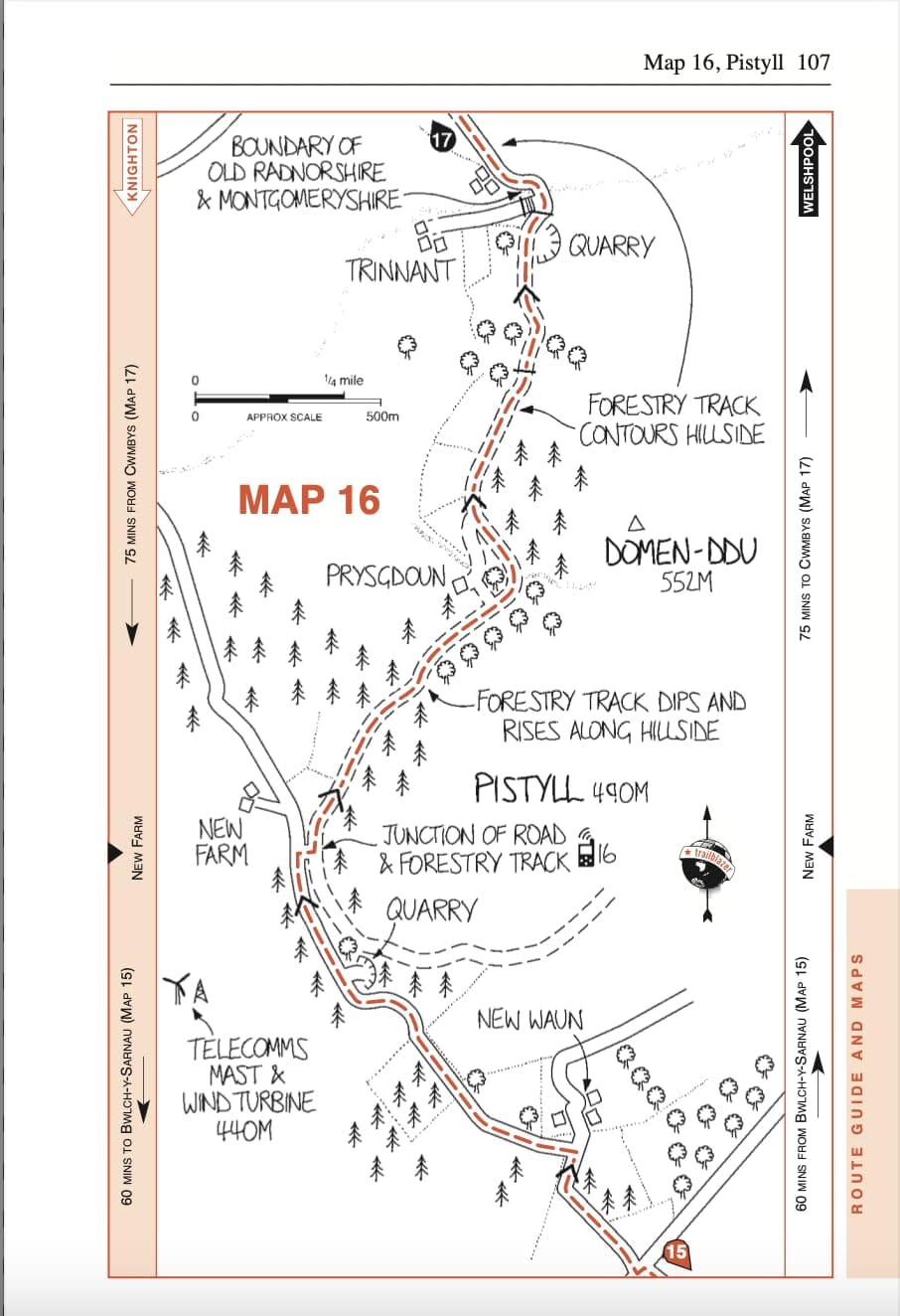 Topoguide de randonnées (en anglais) - Glyndwr's Way (Pays de Galles) | Trailblazer guide de randonnée Trailblazer 