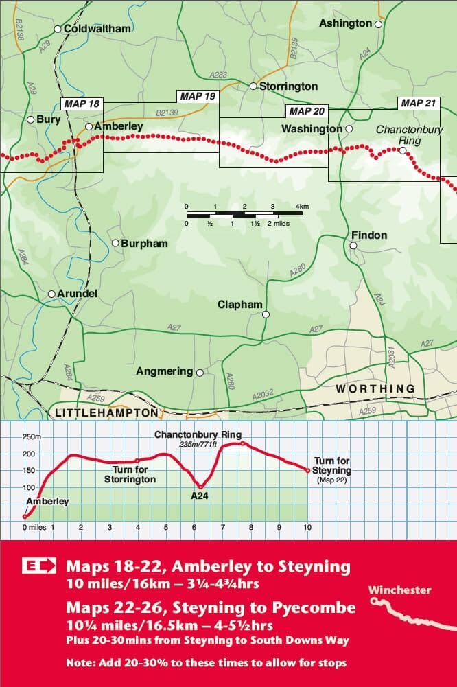 Topoguide de randonnées (en anglais) - South Downs Way | Trailblazer guide de randonnée Trailblazer 