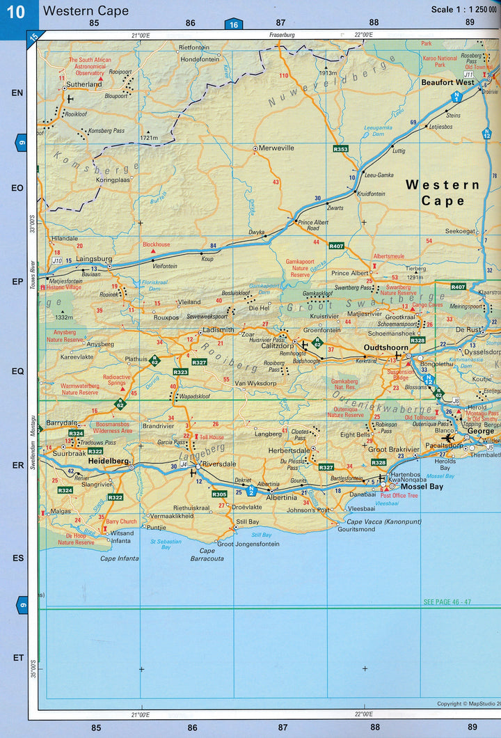 Atlas de l'Afrique du Sud | Mapstudio - La Compagnie des Cartes