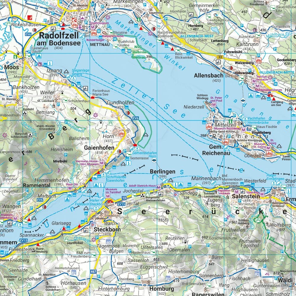 Carte cycliste - Lac de Constance | Freytag & Berndt carte pliée Freytag & Berndt 