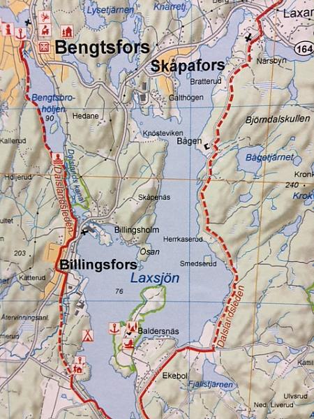 Carte cycliste n° 24 - Värmland Sud (Suède) | Norstedts carte pliée Norstedts 