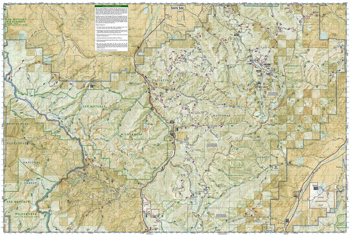 Carte de randonnée - Bozeman, Big Sky, Bridger Range (Montana), n° 723 | National Geographic carte pliée National Geographic 