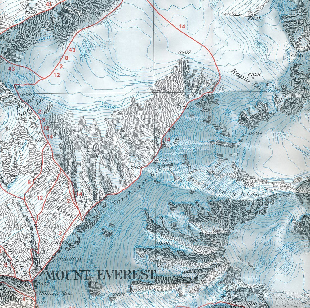 Carte de randonnée - Mont Everest | Swisstopo carte pliée Swisstopo 