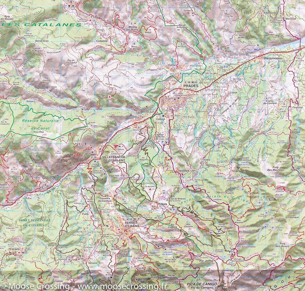 Carte de randonnée du Canigou (Pyrénées), n°10 | Rando Editions - La Compagnie des Cartes